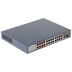 Switch 24 porturi PoE, 2 porturi uplink - HIKVISION - 1