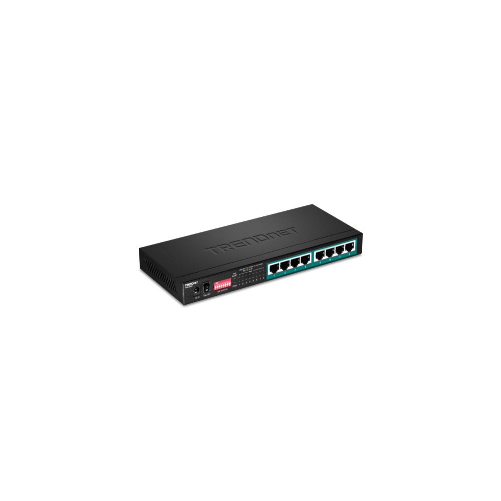 Switch 8 porturi Gigabit Long Range 200m PoE+ - TRENDnet - 1