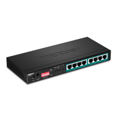 Switch 8 porturi Gigabit Long Range 200m PoE+ - TRENDnet - 1