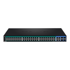 Switch 52 porturi Gigabit Web Smart, 48 x PoE+, 4 x Gigabit/SFP - TRENDnet - 2
