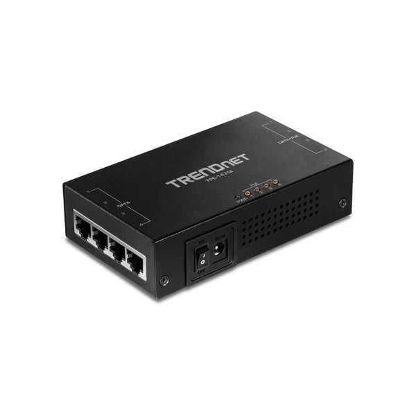 Injector Gigabit 4 x PoE+, putere 65W - TRENDnet - 1