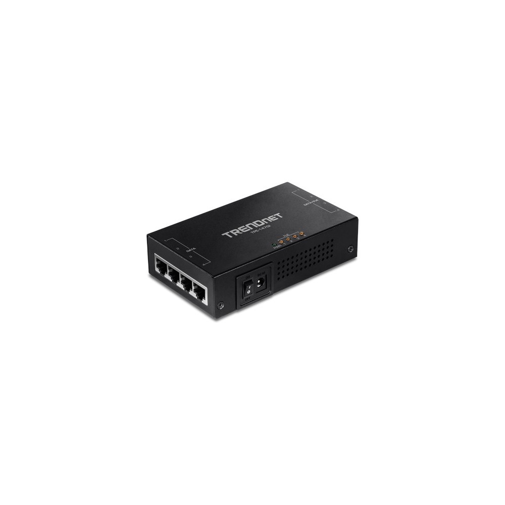 Injector Gigabit 4 x PoE+, putere 65W - TRENDnet - 1