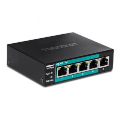Switch 4 porturi Fast Ethernet Long Range 250m PoE+ 60W, 1 port Fast Ethernet - TRENDnet - 1