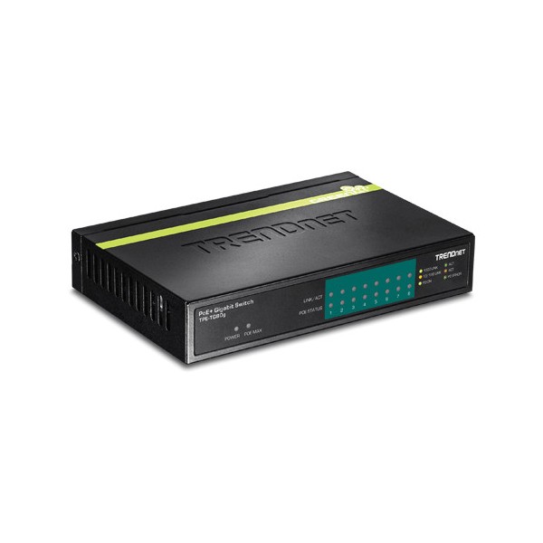 Switch 8 porturi Gigabit PoE/PoE+ 123W - TRENDnet - 1