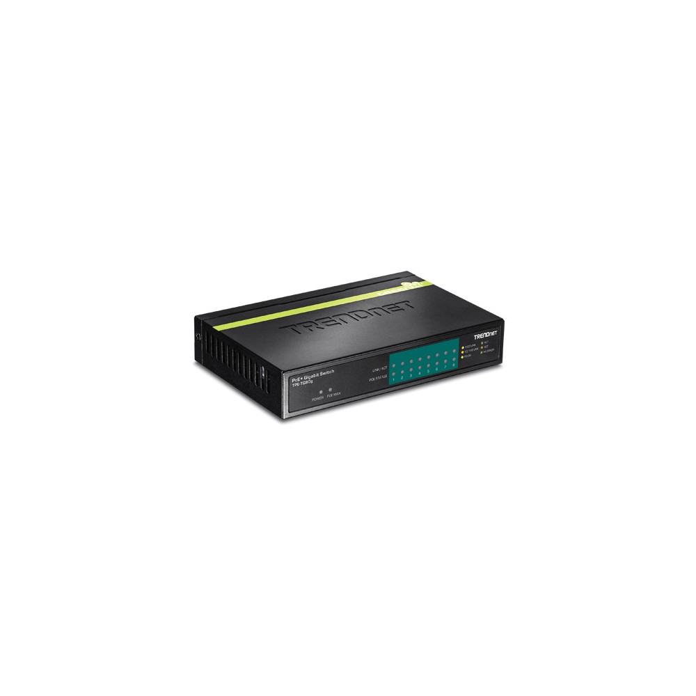 Switch 8 porturi Gigabit PoE/PoE+ 123W - TRENDnet - 1