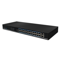 Switch 24 porturi PoE, 2 porturi Gigabit uplink - UTEPO - 2