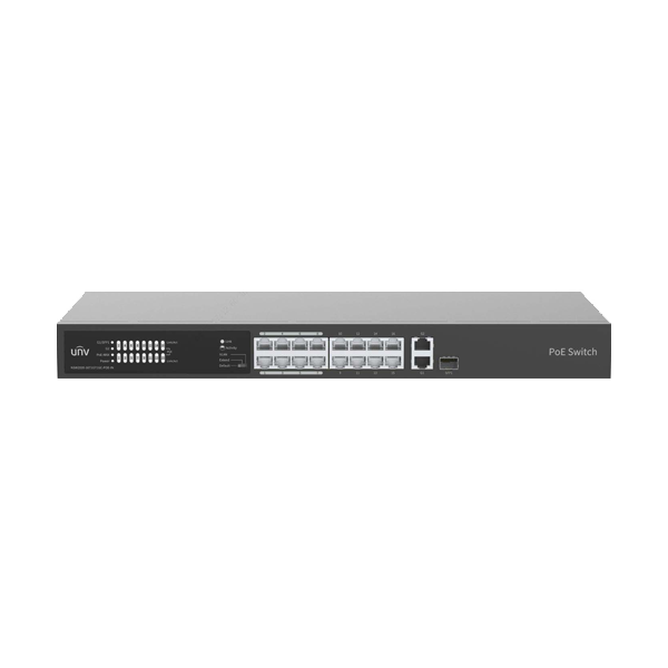 Switch 16 porturi PoE, 1 port Gigaethernet, 1 port Combo - UNV - 1
