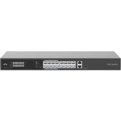 Switch 16 porturi PoE, 1 port Gigaethernet, 1 port Combo - UNV - 1