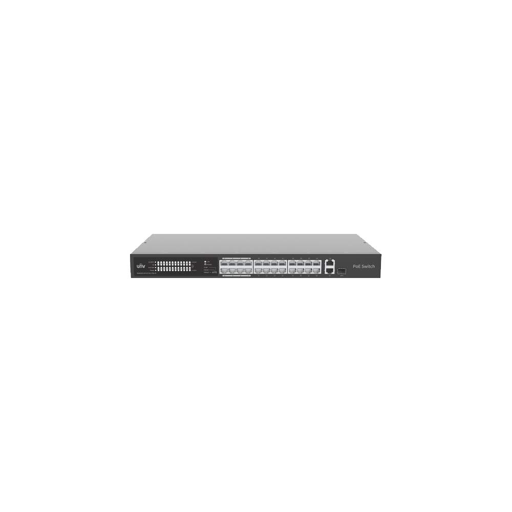 Switch 24 porturi PoE, 1 port Gigaethernet, 1 port Combo - UNV - 1