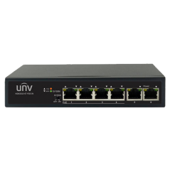 Switch 4 porturi PoE+, 2 porturi uplink RJ45 - UNV - 1