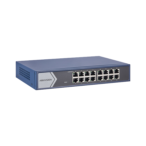 Switch 16 porturi Gigabit, SMART Management - HIKVISION - 1
