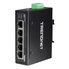Switch industrial 5 porturi Gigabit DIN-Rail - TRENDnet - 2
