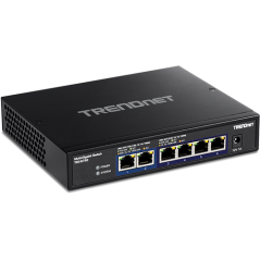 Switch 6 porturi, 4 x 2.5G si 2 x 10G , Fanless - TRENDnet - 1