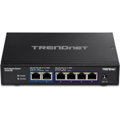 Switch 6 porturi, 4 x 2.5G si 2 x 10G , Fanless - TRENDnet - 2