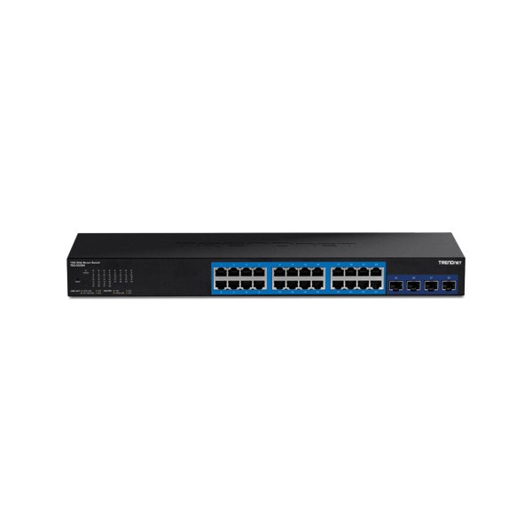 Switch Web Smart Managemet 24 porturi Gigabit, 4 porturi SFP+ 10G - TRENDnet - 2
