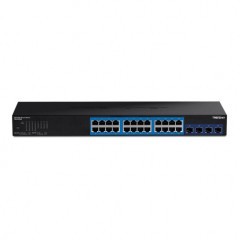 Switch Web Smart Managemet 24 porturi Gigabit, 4 porturi SFP+ 10G - TRENDnet - 2