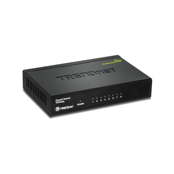 Switch GREENnet 8 porturi Gigabit - TRENDnet - 1