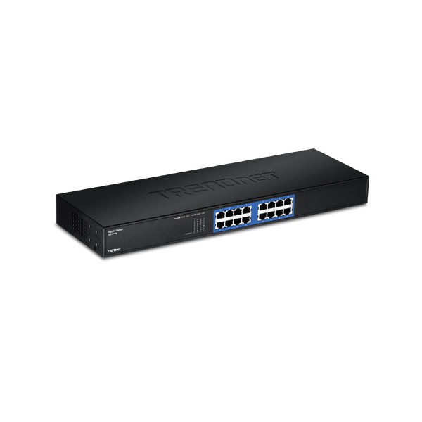 Switch GREENnet rack mount 16 porturi Gigabit - TRENDnet - 1