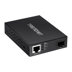 Mediaconvertor POE Gigabit - SFP fibra optica - TRENDnet - 1