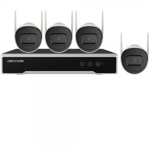 Kit supraveghere video exterior Hikvision IP WIFI NK42W0H(D) 2MP - 1