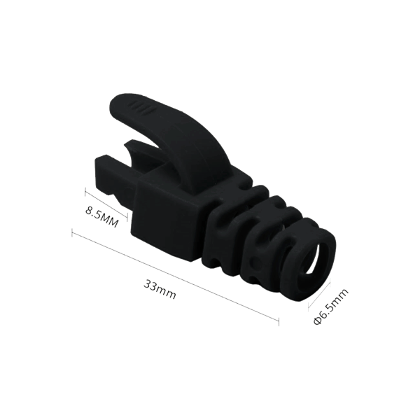 Manson protectie mufa RJ45, negru (100buc) - 1