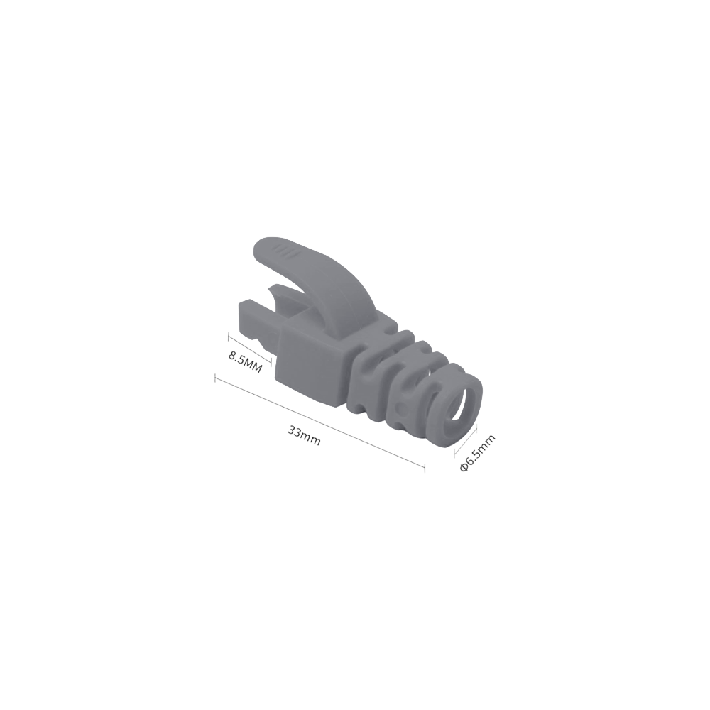Manson protectie mufa RJ45, gri (100buc) - 1