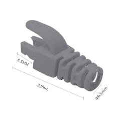 Manson protectie mufa RJ45, gri (100buc) - 1