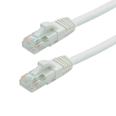 Patch cord Gigabit UTP cat6, LSZH, 5.0m, alb - ASYTECH Networking - 1