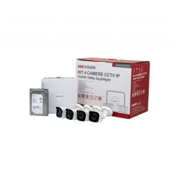 Kit supraveghere Hikvision IP NK42N0H-1T(SG), 2MP - 1