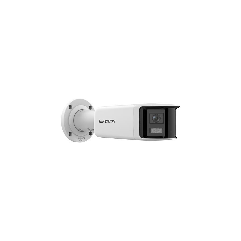 DarkFighter, AcuSense - Camera IP, 4MP, Panoramic view 180°, lentila 2.8mm, IR 40m, Audio, Alarma, PoE, IP67 - HIKVISION - 1