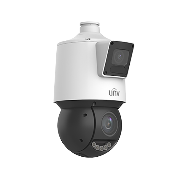 Camera Dual-lens IP, PTZ, 4MP, 25X, IR100m&WL30m, AutoTracking, Audio, Alarm, PoE, IP66 - UNV - 1