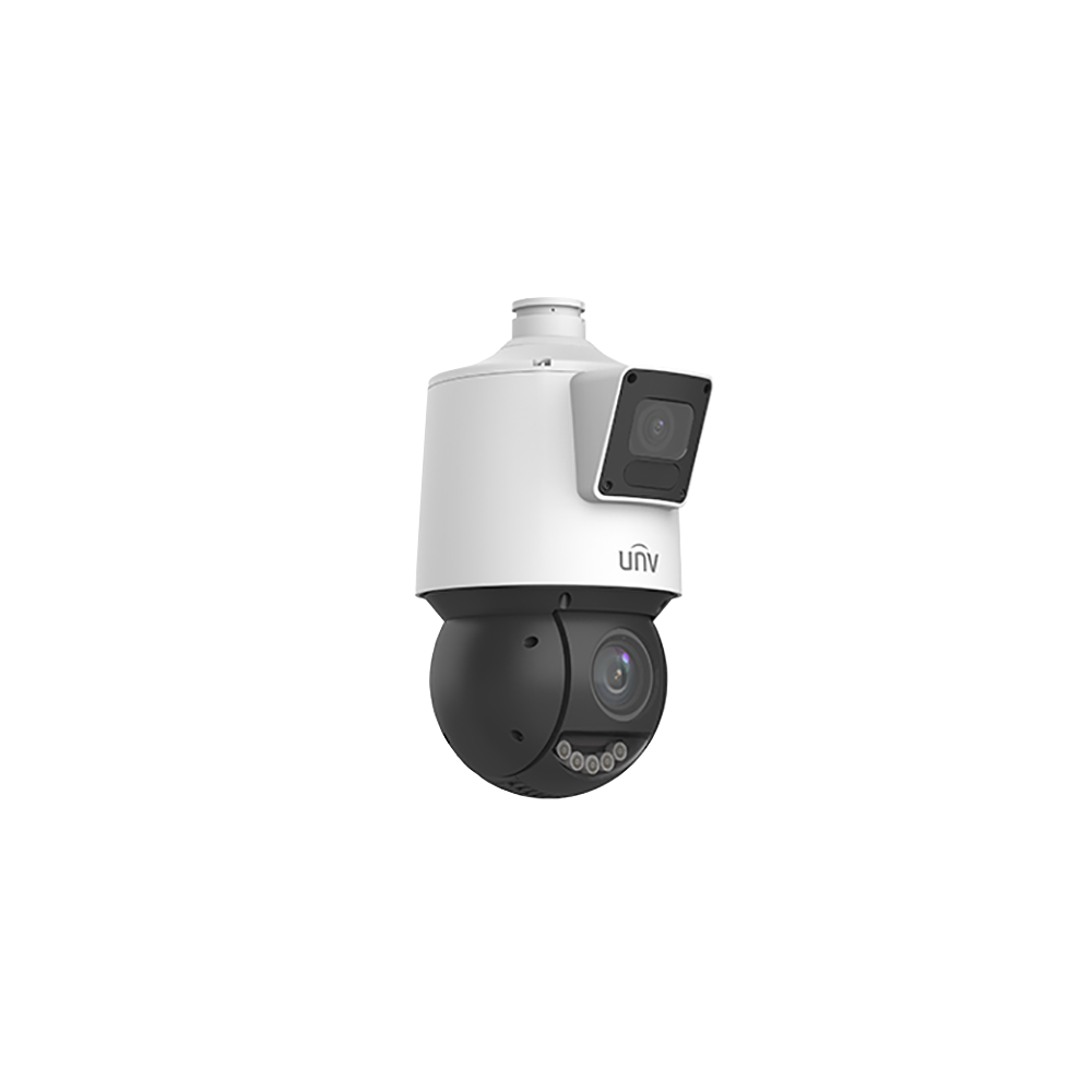 Camera Dual-lens IP, PTZ, 4MP, 25X, IR100m&WL30m, AutoTracking, Audio, Alarm, PoE, IP66 - UNV - 1