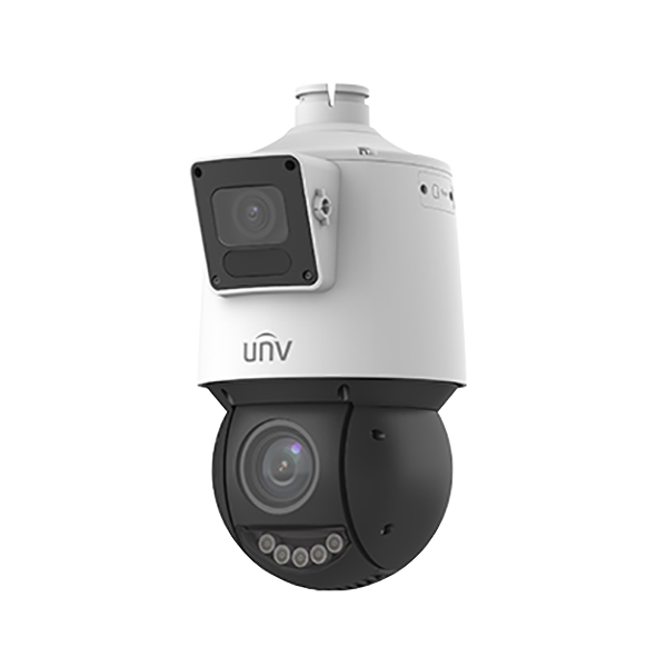 Camera Dual-lens IP, PTZ, 4MP, 25X, IR100m&WL30m, AutoTracking, Audio, Alarm, PoE, IP66 - UNV - 3