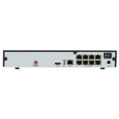 NVR 8 canale IP + 8 porturi POE - ASYTECH seria VT - 3