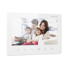 Kit videointerfon analogic 7inch, camera 2MP, conectare 2 fire - HIKVISION - 3