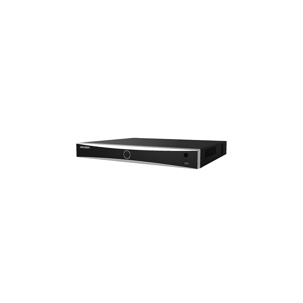 AcuSense - NVR 4K, 32 canale 12MP, Alarma 4IN/1 OUT - HIKVISION - 1