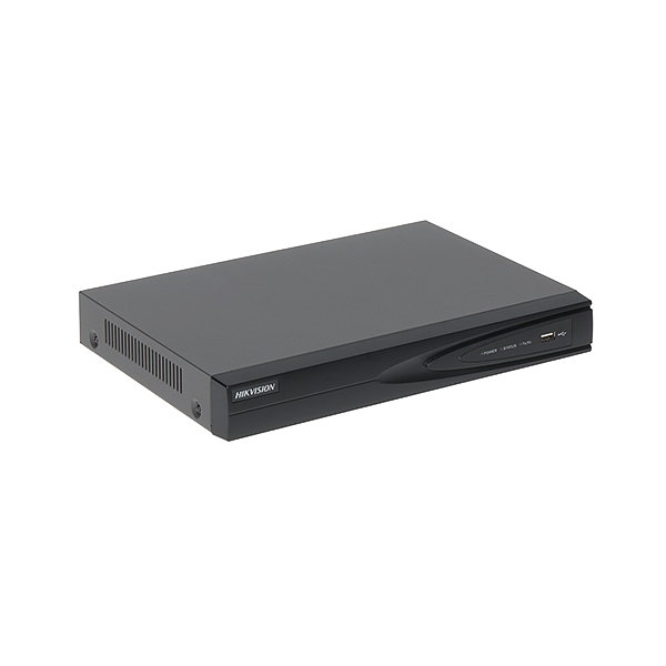 NVR 4 canale IP, Ultra HD rezolutie 4K - 4 porturi POE - HIKVISION - 1