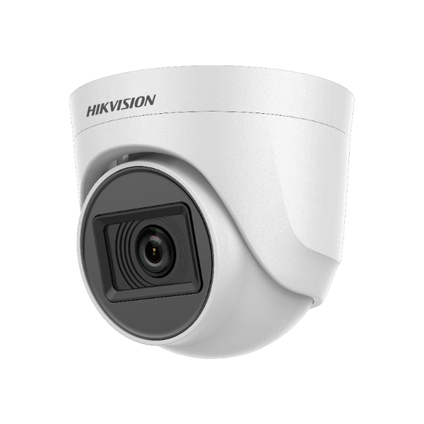 Camera analog, 2MP, lentila 2.8mm, IR 20 m, Audio over coaxial, TVI/AHD/CVI/CVBS - HIKVISION - 1