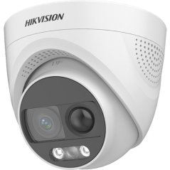 ColorVu - Camera Analog 4K cu PIR 11 m, lentila 2.8mm, WL 20 m, Audio, Alarma, IP67 - HIKVISION - 3