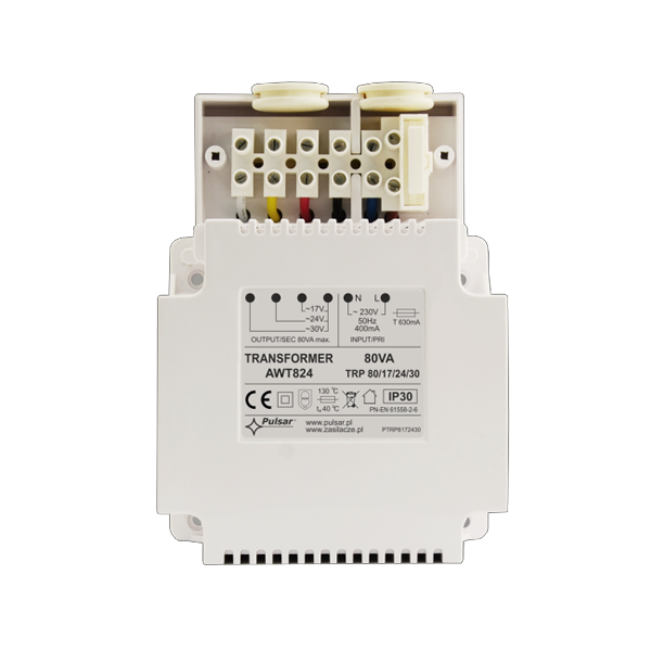 Transformator 80VA 17V/24V/30V - 1