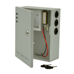Sursa de alimentare 12V, 3A, back-up in cabinet metalic - 1
