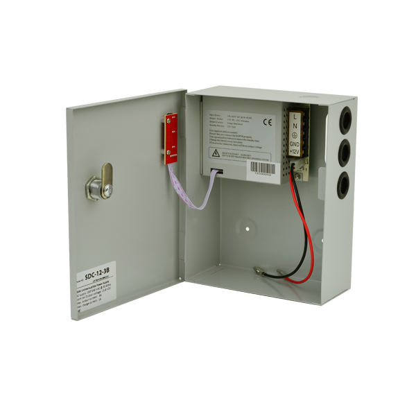 Sursa de alimentare 12V, 3A, back-up in cabinet metalic - 2