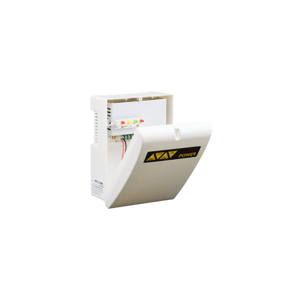 Sursa de alimentare 12V/3A, back-up in cabinet de plastic - 1