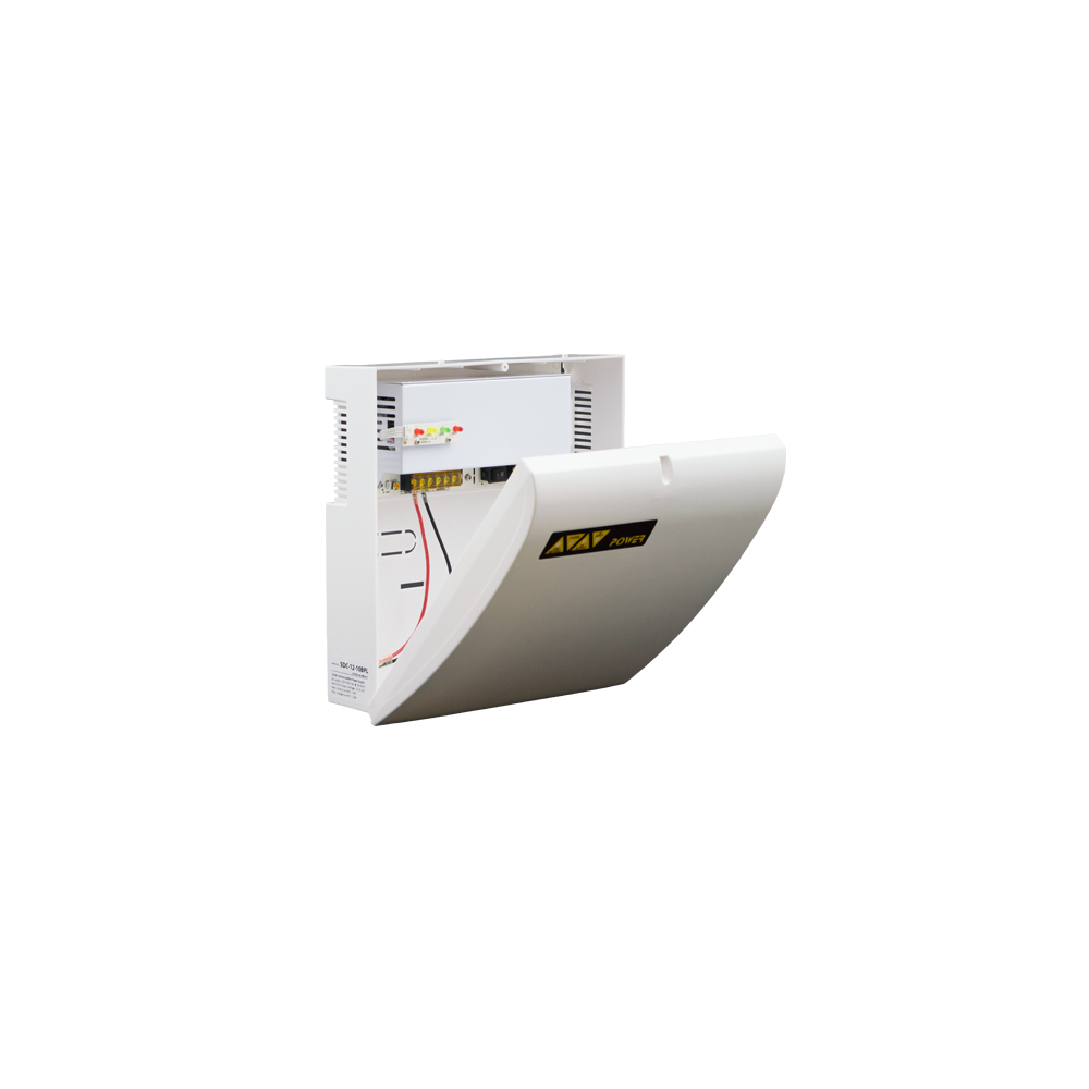 Sursa de alimentare 12V/10A, back-up in cabinet de plastic - 1