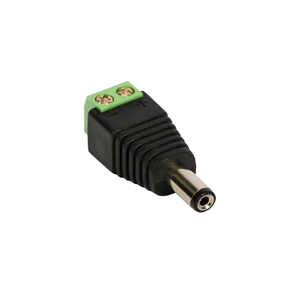 Conector de alimentare tata, 12V, cu surub - 1