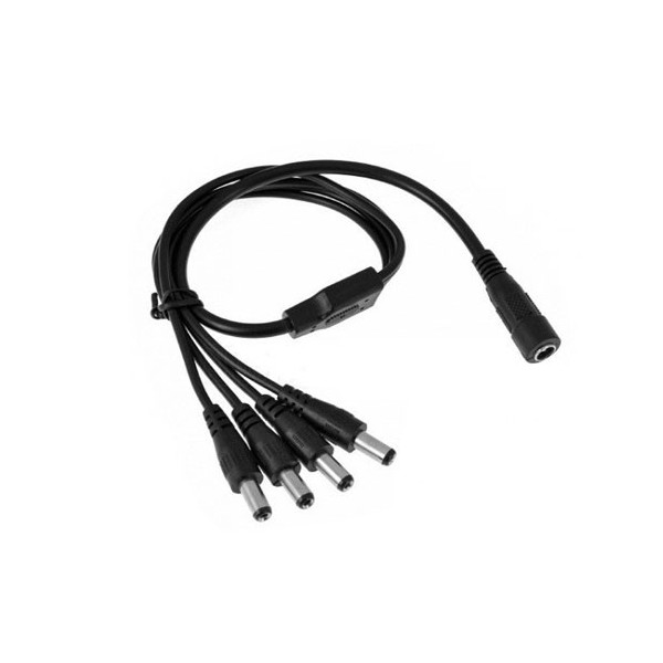 Conector de alimentare 12V, 1 intrare MAMA, 4 iesiri TATA - 1