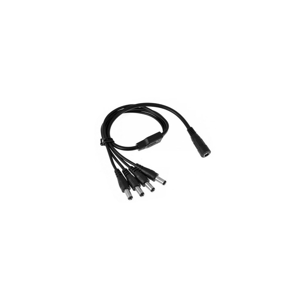 Conector de alimentare 12V, 1 intrare MAMA, 4 iesiri TATA - 1