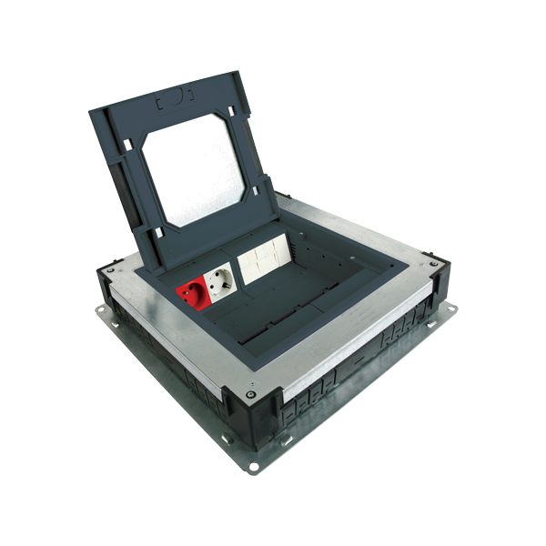 Doza de pardoseala in carcasa metalica - DLX - 1
