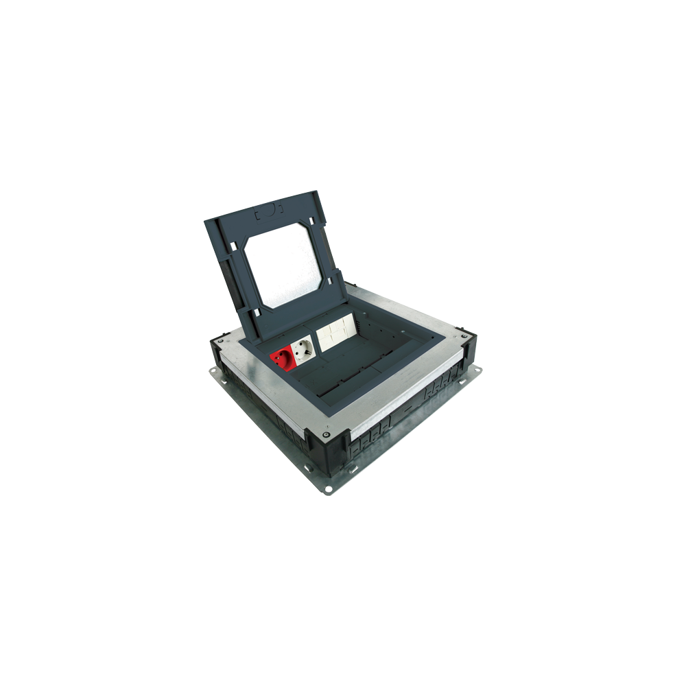 Doza de pardoseala in carcasa metalica - DLX - 1
