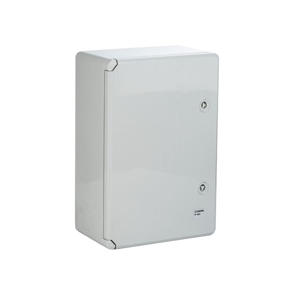 Cutie distributie IP65 din ABS gri, usa mata, placa metalica, 400x500x240 mm - 1